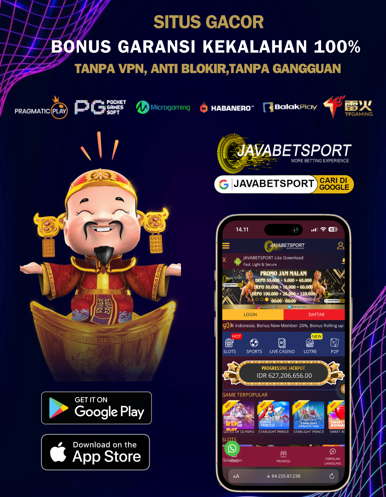 Javabetsport Slot Tergacor Mudah Maxwin Dan Sangat Terpercaya di Indonesia